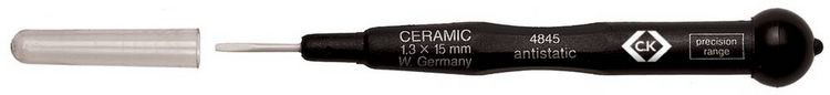 Produktbild: C.K ESD Schlitz-Schraubendreher Klingenbreite: 2.6mm Klingenl&auml;nge: 15mm