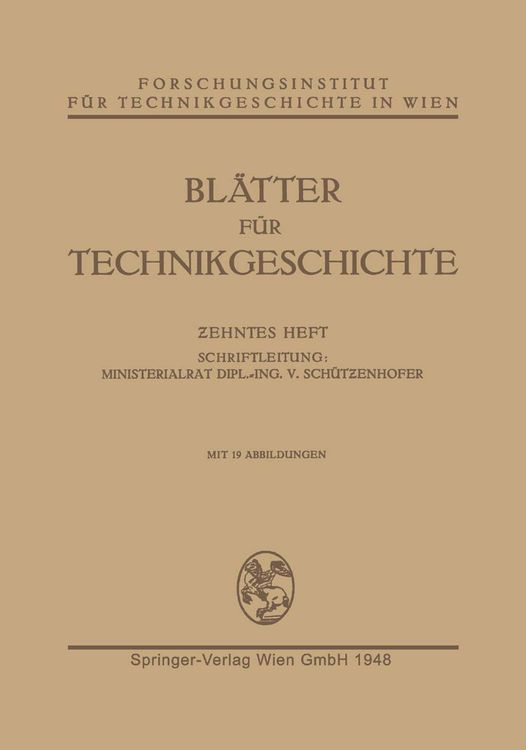 Produktbild: Bl&auml;tter f&uuml;r Technikgeschichte