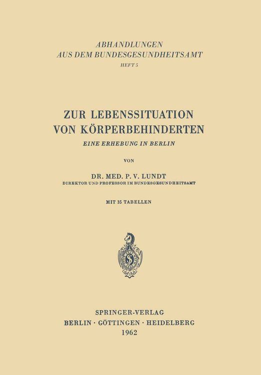 Produktbild: Zur Lebenssituation von K&ouml;rperbehinderten