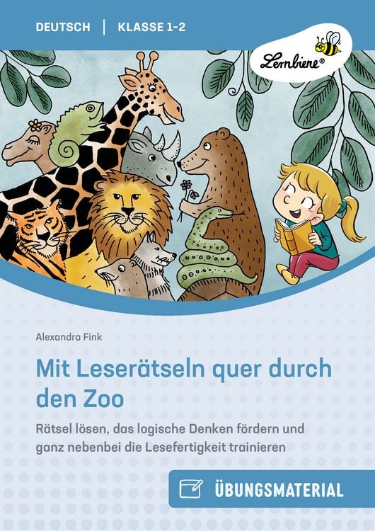 Produktbild: Mit Leser&auml;tseln quer durch den Zoo