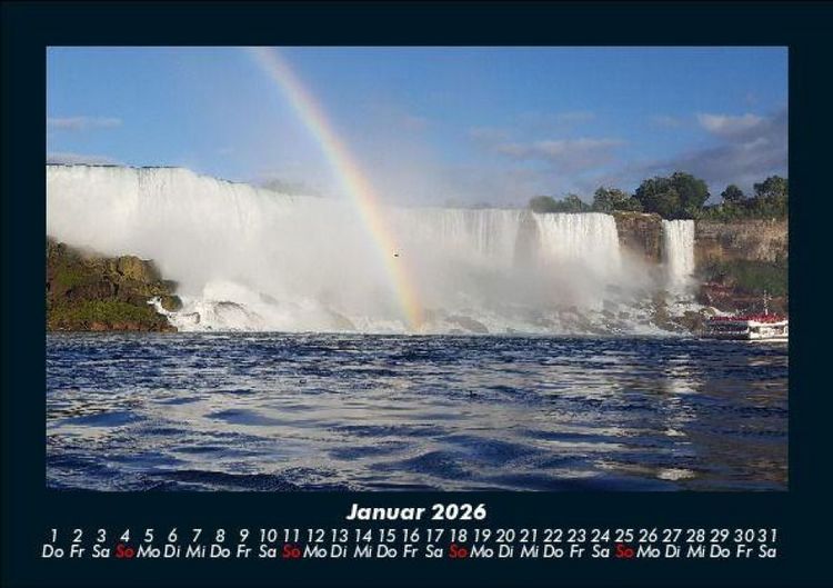 Produktbild: Wasserf&auml;lle 2026 Fotokalender DIN A5