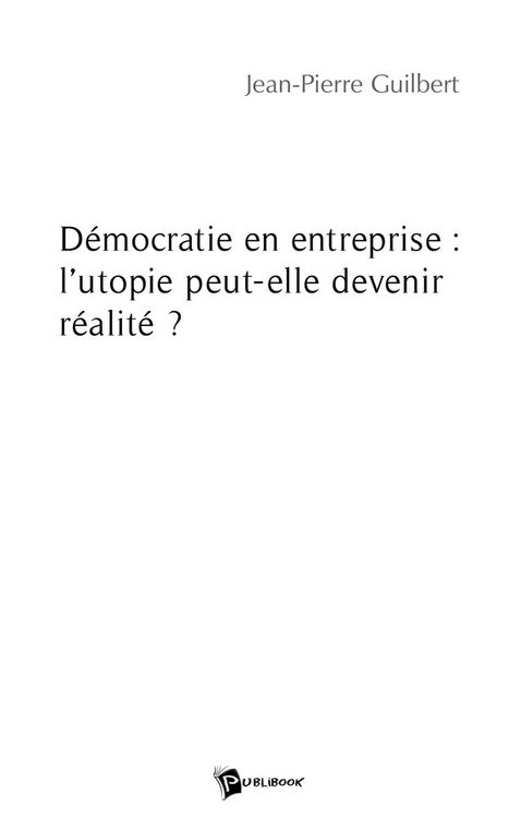 Produktbild: D&eacute;mocratie en entreprise