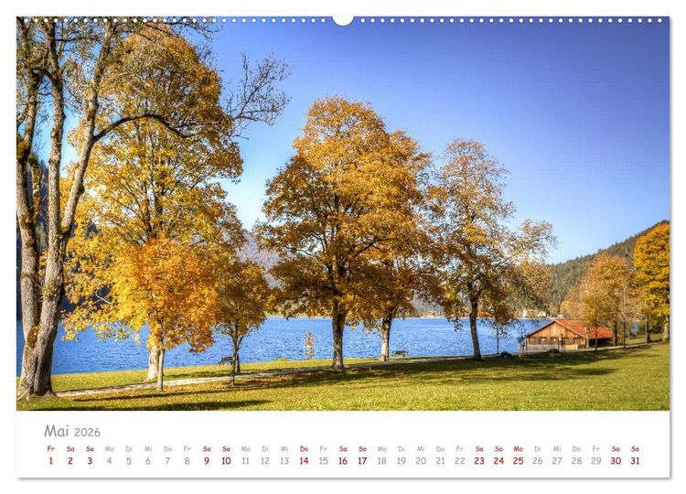 Produktbild: Tirol - Herbst am Achensee (Wandkalender 2026 DIN A2 quer), CALVENDO Monatskalender