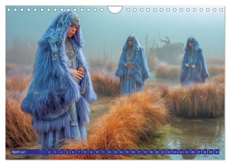 Produktbild: Mystische Kraftorte - Fantasiewerke (Wandkalender 2027 DIN A4 quer), CALVENDO Monatskalender