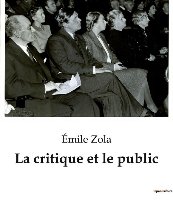 Produktbild: La critique et le public
