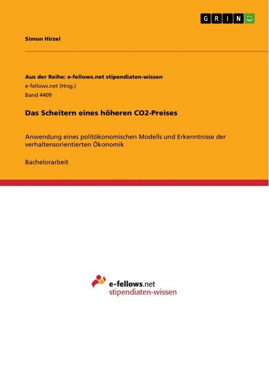 Produktbild: Das Scheitern eines h&ouml;heren CO2-Preises
