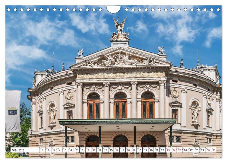 Produktbild: Ein Wochenende in Ljubljana (Wandkalender 2026 DIN A4 quer), CALVENDO Monatskalender