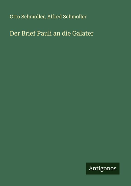 Produktbild: Der Brief Pauli an die Galater