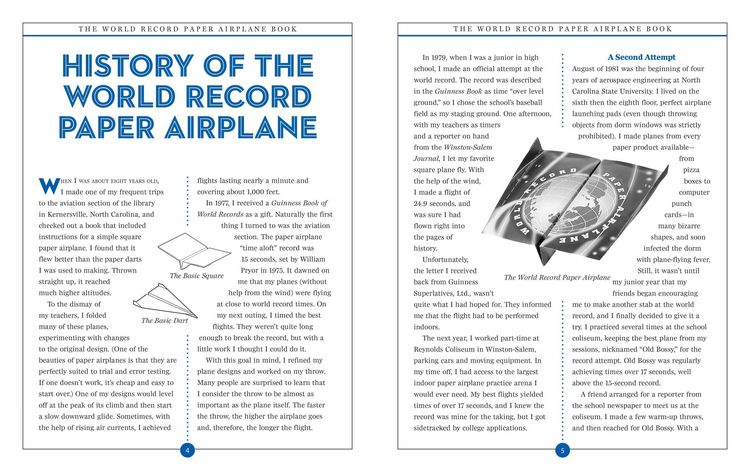 Produktbild: The World Record Paper Airplane Book