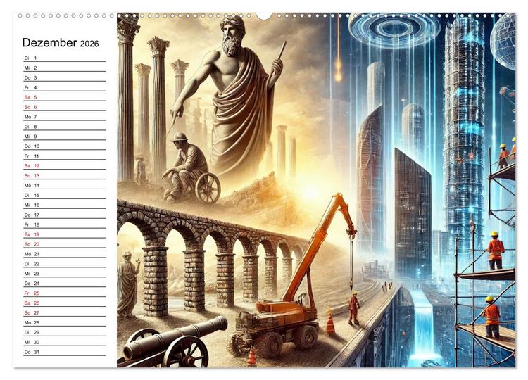 Produktbild: Fortschritt im Fokus - Wandel der Zeit (Wandkalender 2026 DIN A2 quer), CALVENDO Monatskalender