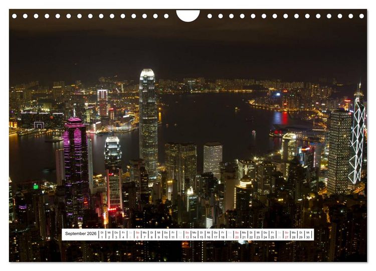 Produktbild: Hong Kong 2026 (Wandkalender 2026 DIN A4 quer), CALVENDO Monatskalender