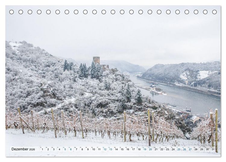 Produktbild: Romantisches Rheintal (Tischkalender 2026 DIN A5 quer), CALVENDO Monatskalender