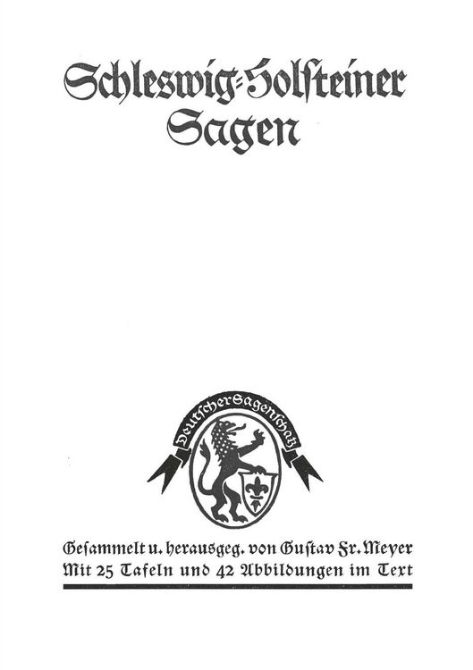 Produktbild: Schleswig-Holsteiner Sagen