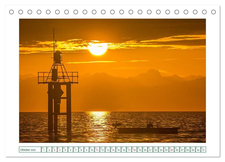 Produktbild: Konstanz - die gr&ouml;&szlig;te Stadt am Bodensee (Tischkalender 2026 DIN A5 quer), CALVENDO Monatskalender