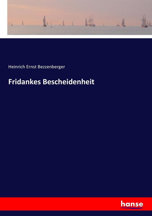 Produktbild: Fridankes Bescheidenheit