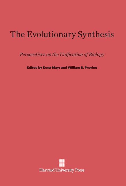 Produktbild: The Evolutionary Synthesis