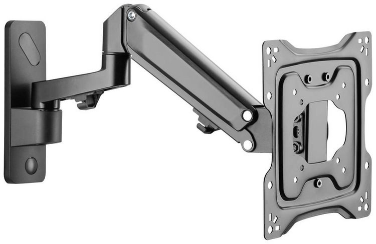 Produktbild: Digitus DA-90428 Monitor-Wandhalterung 1 Display(s) 43,2cm (17\") - 114,3cm (45\") Schwarz Ausziehbar, Drehbar, H&ouml;henverstellbar