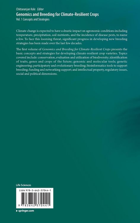 Produktbild: Genomics and Breeding for Climate-Resilient Crops