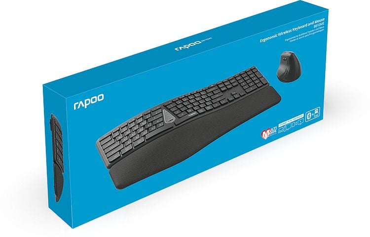 Produktbild: RAPOO 8810ME.DE.DarkGrey Wireless Multi-Mode Combo set