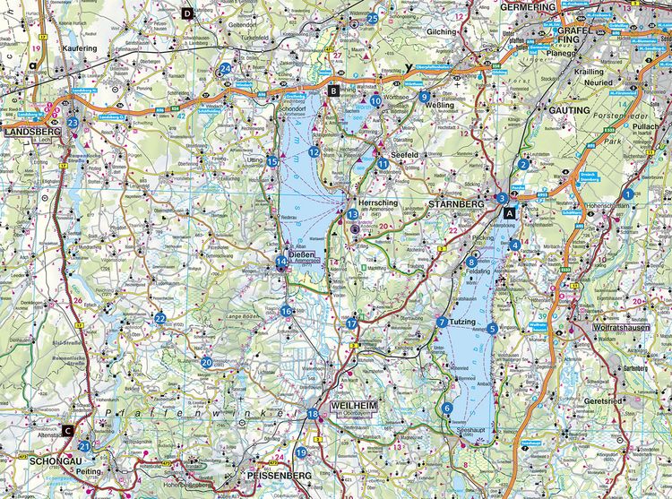 Produktbild: Kulturwandern Fünfseenland