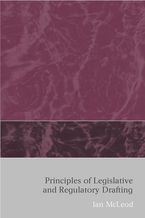 Produktbild: Principles of Legislative and Regulatory Drafting