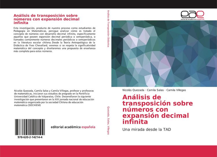 Produktbild: An&aacute;lisis de transposici&oacute;n sobre n&uacute;meros con expansi&oacute;n decimal infinita