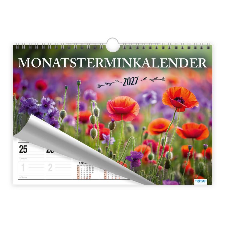 Produktbild: TR&Ouml;TSCH - Monatsterminer Montasterminkalender mit Fotocover 2027
