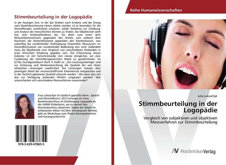 Produktbild: Stimmbeurteilung in der Logop&auml;die