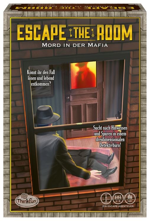 Produktbild: ThinkFun Escape the Room: Mord in der Mafia - Detektiv-Spiel ab 14 Jahre