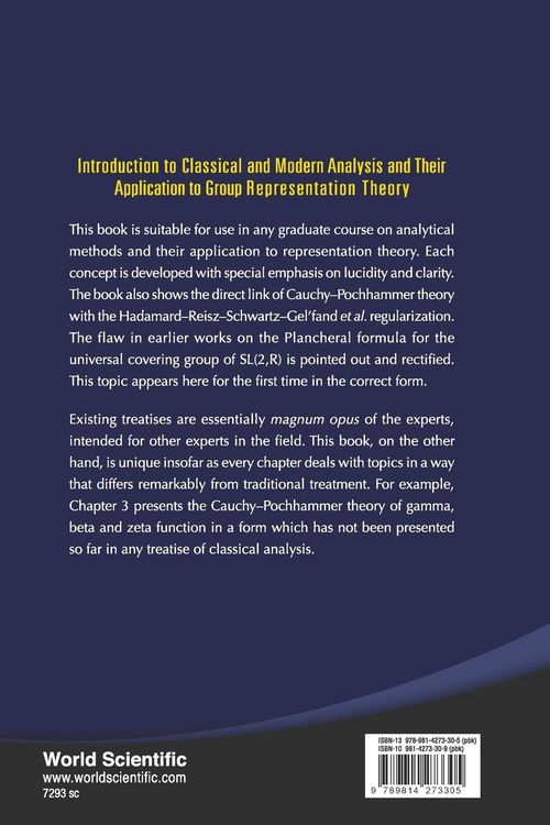 Produktbild: Intro To Classical & Modern Analysis &..