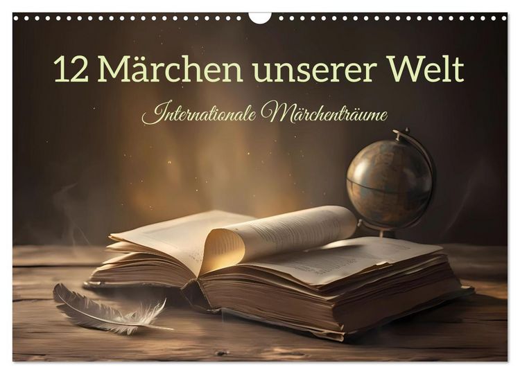 Produktbild: 12 M&auml;rchen unserer Welt (Wandkalender 2027 DIN A3 quer), CALVENDO Monatskalender
