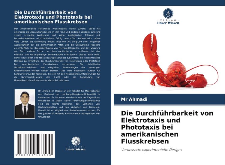 Produktbild: Die Durchf&uuml;hrbarkeit von Elektrotaxis und Phototaxis bei amerikanischen Flusskrebsen