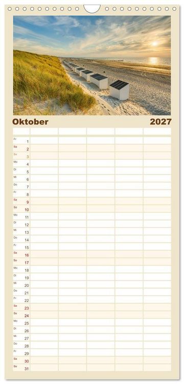 Produktbild: Familienplaner 2027 - Wundersch&ouml;ne Niederlande mit 5 Spalten (Wandkalender, 21 x 45 cm) CALVENDO