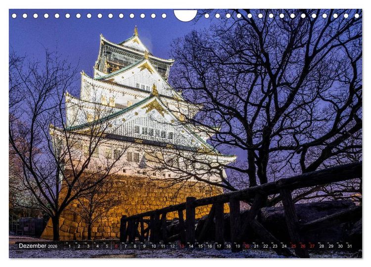 Produktbild: Japan - Schreine, Tempel, Metropolen (Wandkalender 2026 DIN A4 quer), CALVENDO Monatskalender