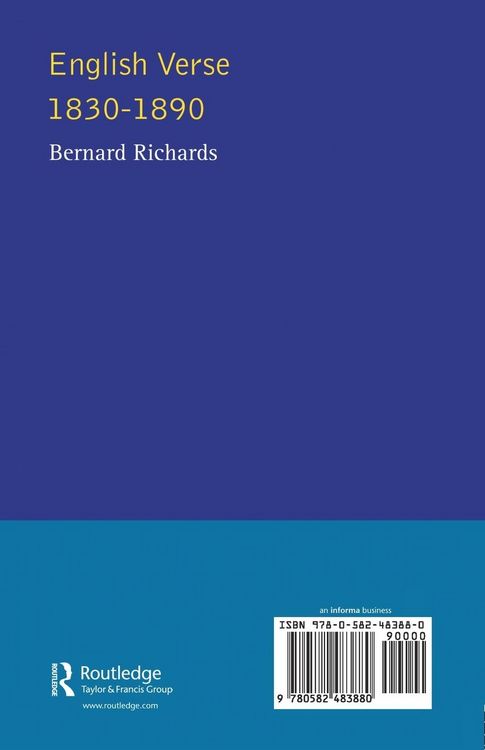 Produktbild: English Verse 1830 - 1890