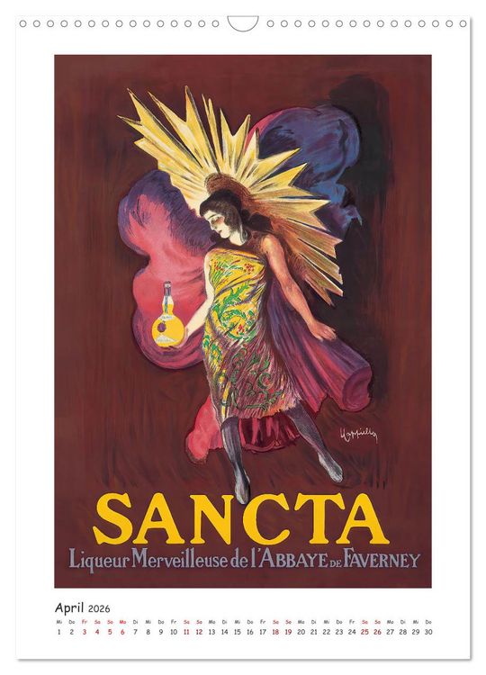 Produktbild: Leonetto Cappiello - Das goldene Zeitalter der Werbekunst (Wandkalender 2026 DIN A3 hoch), CALVENDO Monatskalender