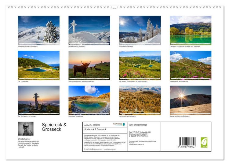 Produktbild: Speiereck & Grosseck (hochwertiger Premium Wandkalender 2026 DIN A2 quer), Kunstdruck in Hochglanz