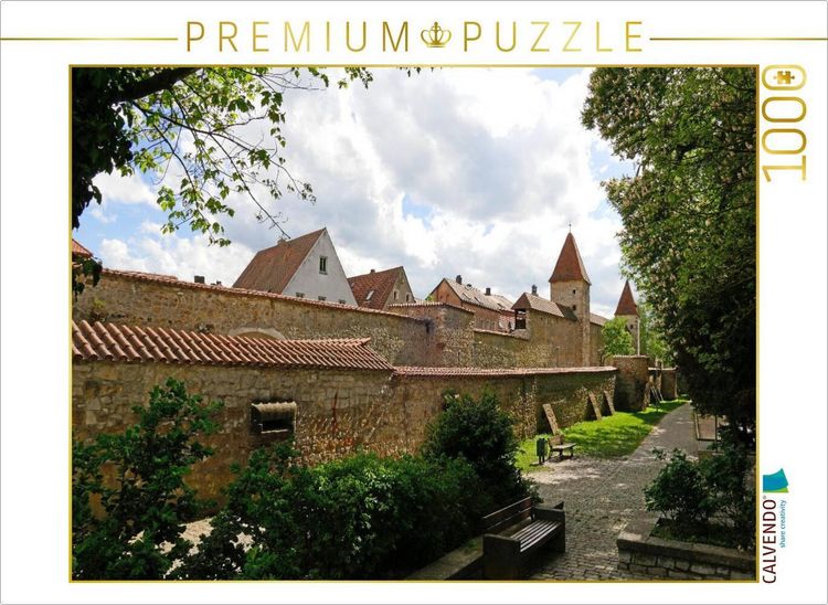 Produktbild: CALVENDO Puzzle Stadtmauer | 1000 Teile Lege-Gr&ouml;&szlig;e 64x48cm Foto-Puzzle f&uuml;r gl&uuml;ckliche Stunden