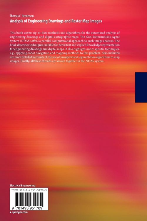 Produktbild: Analysis of Engineering Drawings and Raster Map Images