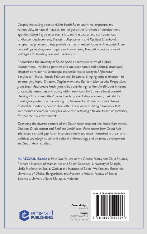 Produktbild: Disaster, Displacement and Resilient Livelihoods