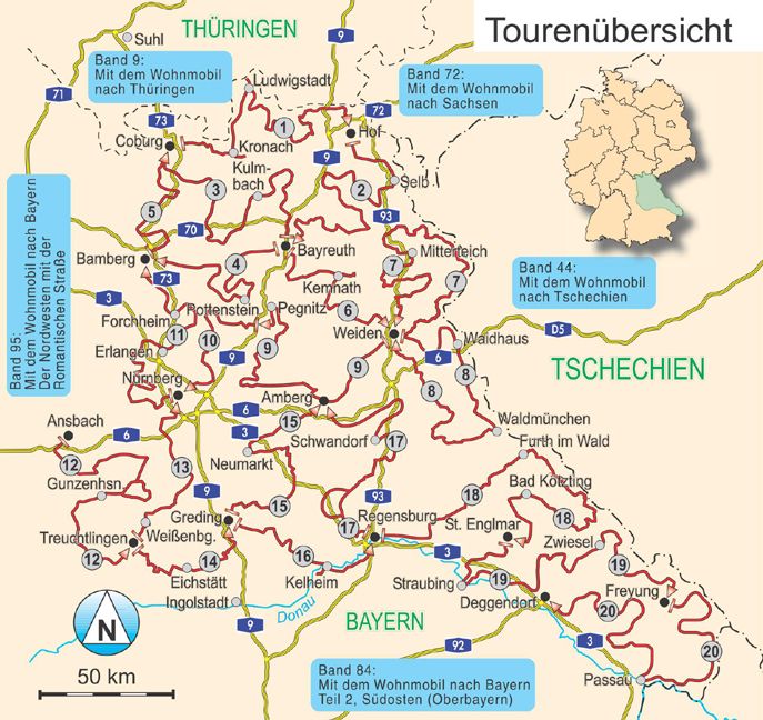 Produktbild: Mit dem Wohnmobil nach Bayern Teil 1: Der Nordosten