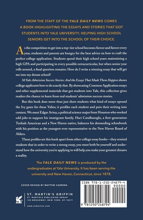 Produktbild: 50 Yale Admission Success Stories