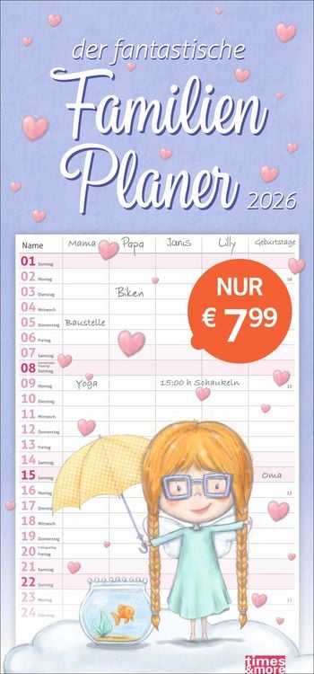 Produktbild: Times&more Zauberwesen Familienplaner 2026