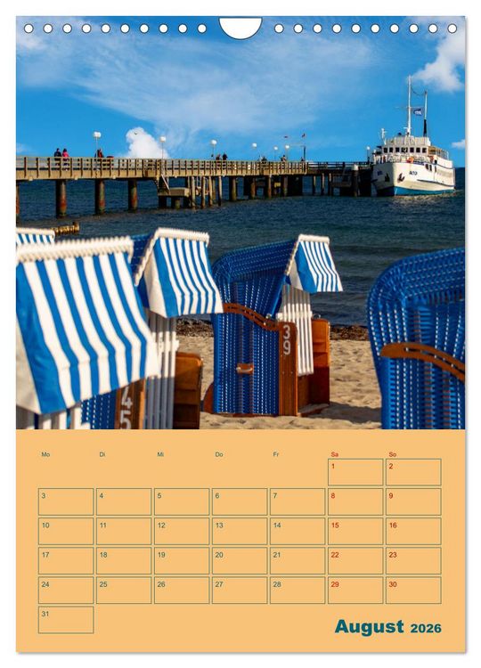 Produktbild: Ostseebad K&uuml;hlungsborn Terminplaner (Wandkalender 2026 DIN A4 hoch), CALVENDO Monatskalender