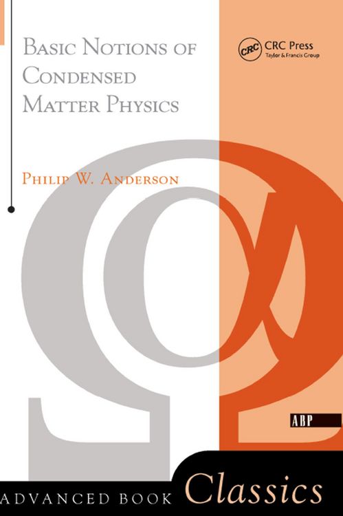 Produktbild: Basic Notions Of Condensed Matter Physics