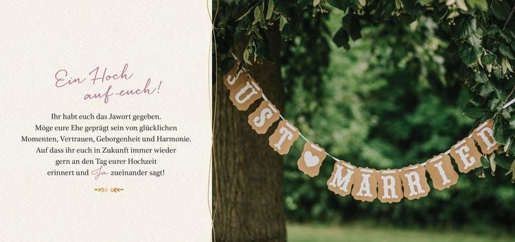 Produktbild: Die besten W&uuml;nsche zur Hochzeit