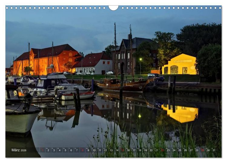 Produktbild: Nordfriesland dunkelbunt &ndash; zwischen T&ouml;nning und Sankt Peter-Ording (Wandkalender 2026 DIN A3 quer), CALVENDO Monatskalender