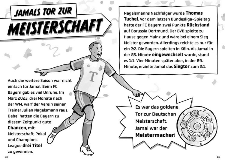 Produktbild: Mein Fu&szlig;ballheld Jamal Musiala &ndash; Seine Geschichte, seine Spiele, seine Rekorde