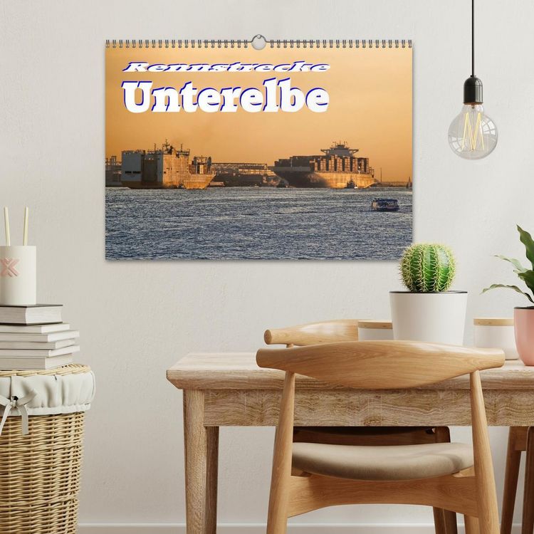 Produktbild: Rennstrecke Unterelbe (Wandkalender 2026 DIN A3 quer), CALVENDO Monatskalender