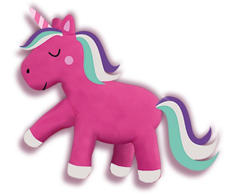 Produktbild: SES Creative - Knete Einhorn 4x90gr